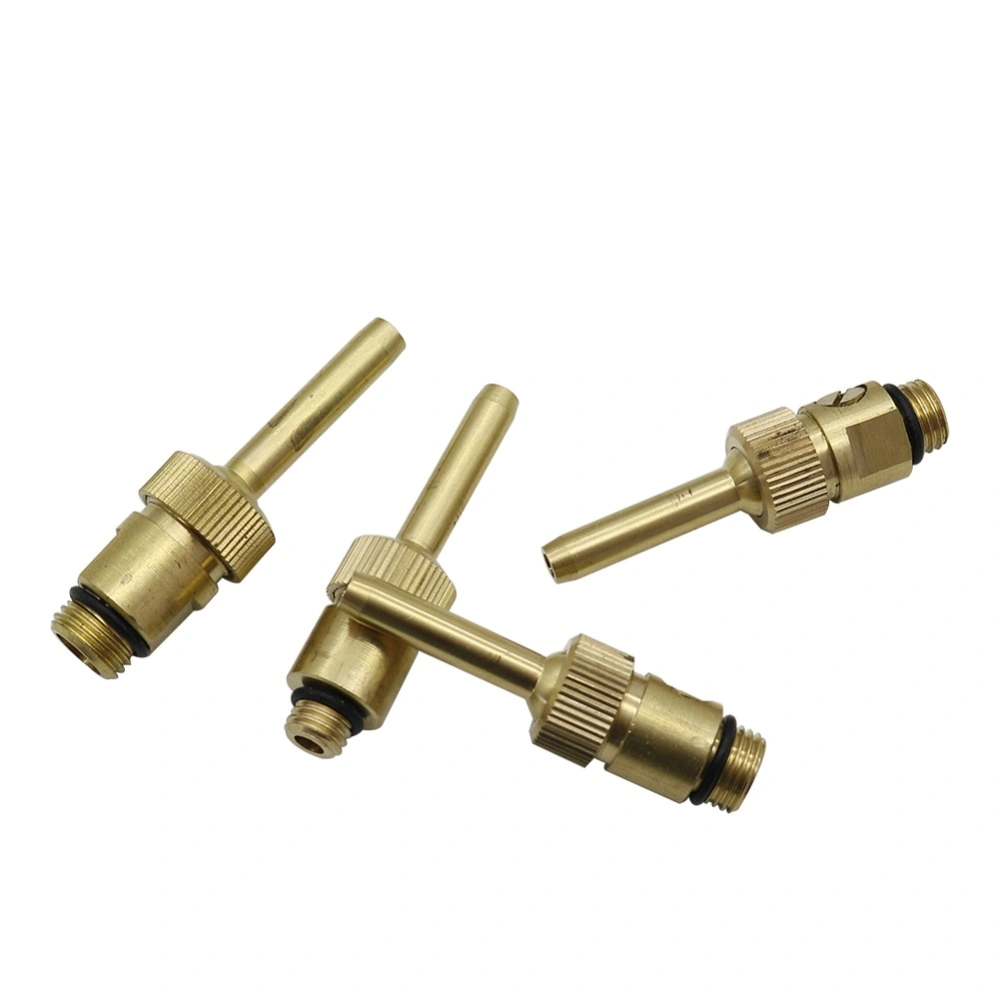 Adjustable Brass Water Curtain Waterline with Valve Fountain Nozzle 1/4&quot; M10 M12 M14 Male Thread Garden Landscaping Fountain