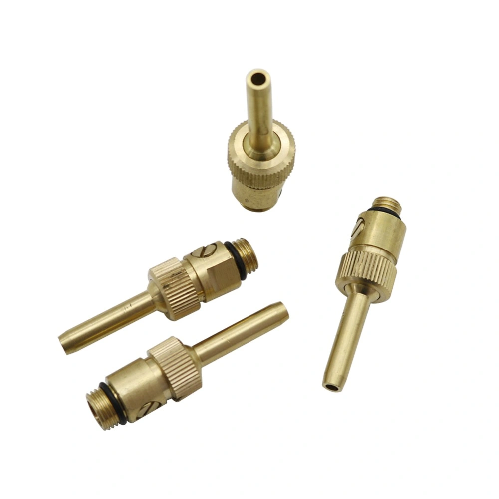 Adjustable Brass Water Curtain Waterline with Valve Fountain Nozzle 1/4&quot; M10 M12 M14 Male Thread Garden Landscaping Fountain