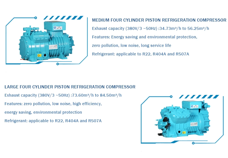 Semi-Hermetic Refrigeration Compressor