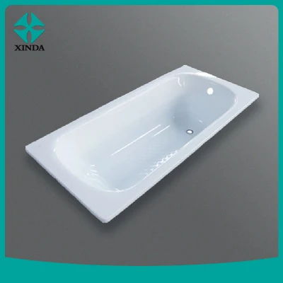 High Performance OEM Steel Enamel Bathtub Antislip and Waterline