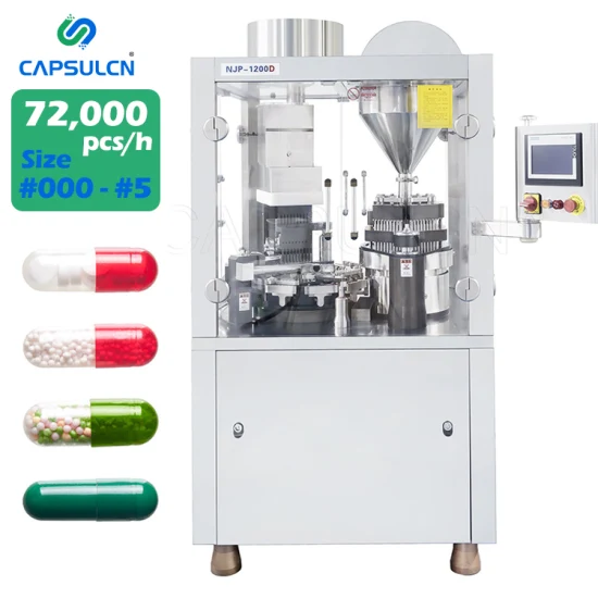 3 Year Warranty Fully Automatic Pharmaceutical Pill Powder Filler Pellets Granules Hard Gelatin Capsule Filling Machine